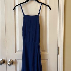 NEW Lulu’s navy blue maxi dress